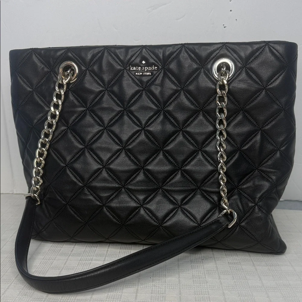 kate spade Natalia Smooth Quilted Leather Tote Bag